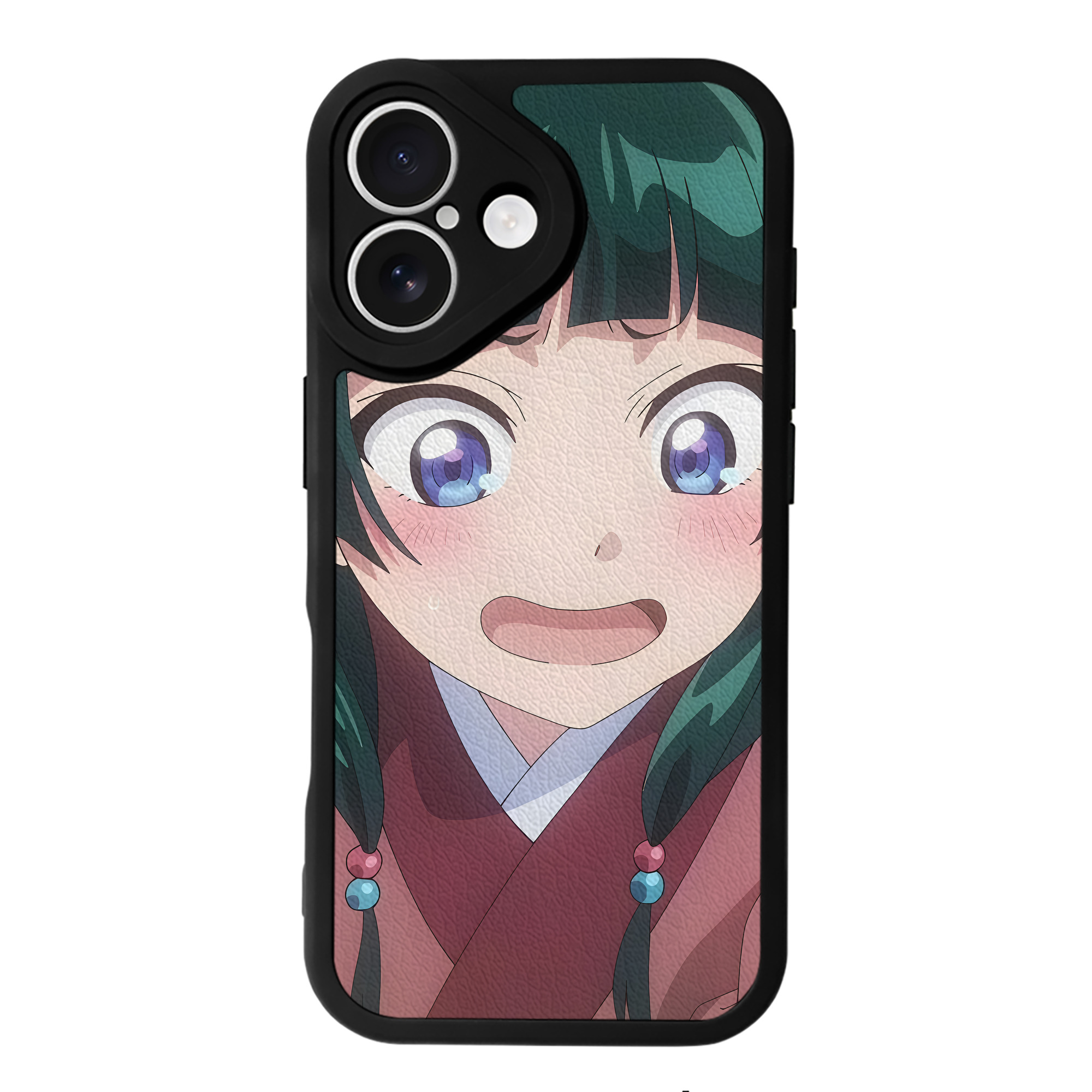 （画像用） 薬屋のひとりごと The Apothecary Diaries 【iPhone 16シリーズ対応】シリコンスマホケース（レザー調） 材質：シリコン